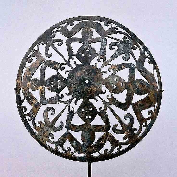 67: Brass Hat Ornament