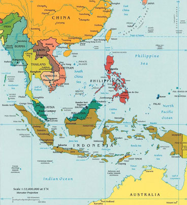 Southeast Asia Map