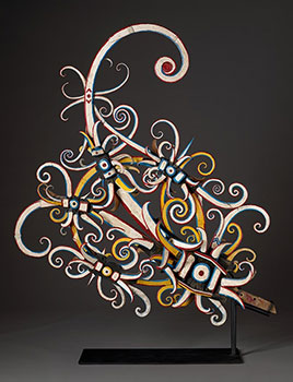 34: Wood house decoration