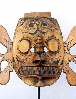38: Wood “Hudoq” Mask