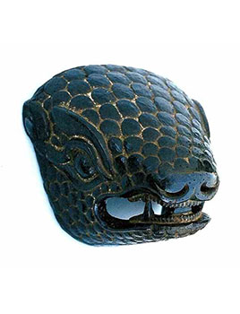 40: Wood Mask Himalayan Culture