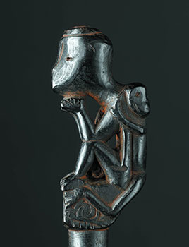 51: Wood Pig Trap Measuring Stick