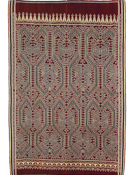 57: Ikat Dyed Ceremonial Textile (“Pua”)