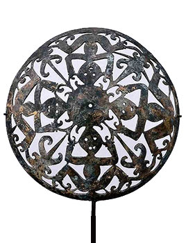 67: Brass Hat Ornament