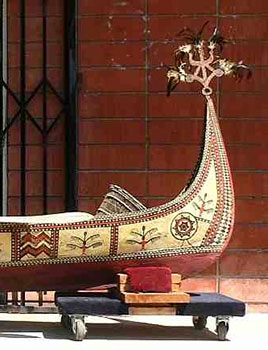 68: Wood Fishing Canoe